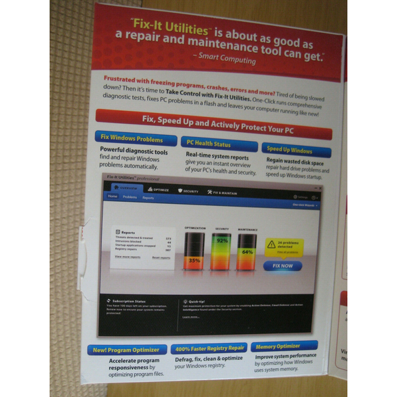 Professional 5 PC License Avanquest Fix It Utilities - Picture 9 of 11